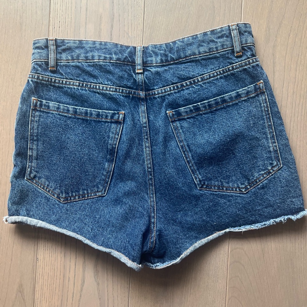 Farm Rio Colorful Crochet Knit Denim Jeans Shorts - 31 - Picture 8 of 12
